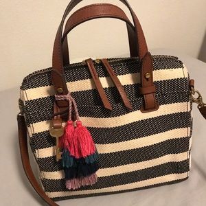 Fossil Rachel Satchel - Striped